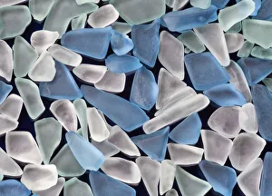 USA, Oregon. Sea glass close-up. Credit as: Jean Carter / Jaynes Gallery / DanitaDelimont