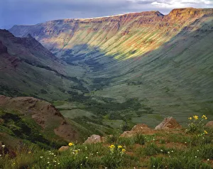 Steve Terrill Prints: USA, Oregon. Steens Mountain and Kiger Gorge landscape