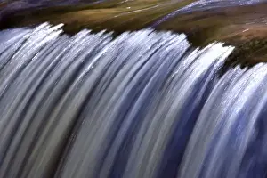 Sweet Creek Prints: USA, Oregon, Sweet Creek. The cascading waters of Sweet Creek turn silvery near Mapleton