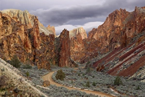USA, Oregon. View of Leslie Gulch. Credit as: Don Paulson / Jaynes Gallery / DanitaDelimont