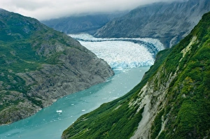 Images Dated 9th August 2010: USA, Pacific Northwest, Alaska, Glacier Bay National Park. McBride Glacier