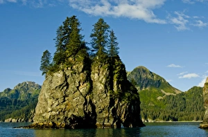 Images Dated 2nd September 2010: USA, Pacific Northwest, Alaska, Kenai Fjords National Park. Fantastic Spire Cove
