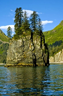 Images Dated 2nd September 2010: USA, Pacific Northwest, Alaska, Kenai Fjords National Park. Fantastic Spire Cove