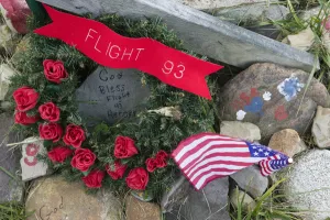 Victim Prints: USA-Pennsylvania-Shanksville: Flight 93 memorial- Temporary memorial to the victims