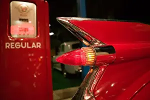 Images Dated 27th October 2005: USA, Tennessee, Memphis, Elvis Presley Automobile Collection Museum, 1959 Red Cadillac