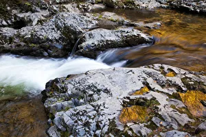 Great Smoky Mountain Prints: USA, Tennessee. Reflections along the Little River in the Smoky Mountains