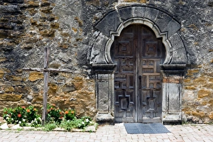 Images Dated 8th June 2005: USA, Texas, Mission San Francisco de la Espada near San Antonio