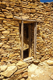 Images Dated 22nd June 2024: USA, Texas, Terlingua. Ruins of building in Terlingua Ghost Town