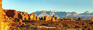 La Sal Mountain Prints: USA, Utah, Arches National Park