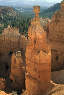 Kevin Schafer Prints: USA, Utah, Bryce Canyon National Park, detail of Hoodoos, eroded lake