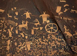 USA, Utah, Canyonlands National Park, Newspaper Rock State Historic Monument, Ancinet
