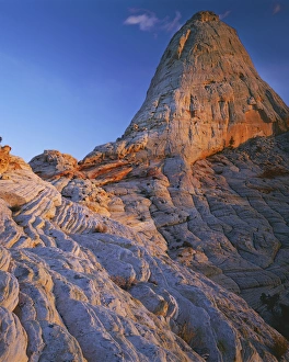 USA, Utah, Capitol Reef National Park, Sandstone, monolith