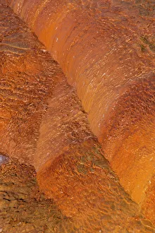 Geological Formation Prints: USA, Utah. Crystal Geyser, a cold water geyser