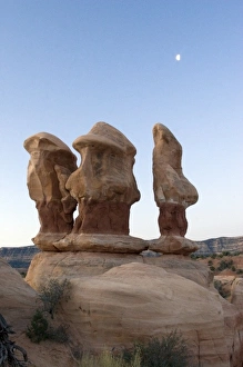 Images Dated 9th April 2007: USA - Utah. Devils Garden off Hole-in-the-Rock Road in Grand Staircase - Escalante