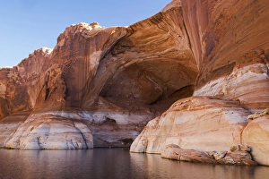 Images Dated 10th November 2013: USA, Utah, Glen Canyon National Recreation Area. Alcove in Fifty Mile Canyon. Credit as