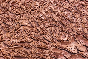 Images Dated 13th November 2013: USA, Utah, Glen Canyon National Recreation Area. Dried mud left by receding Lake Powell