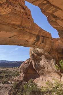 Images Dated 8th November 2013: USA, Utah, Glen Canyon National Recreation Area. Close-up of Jacks Arch. Credit as