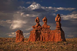 Images Dated 2nd July 2021: USA, Utah, Goblin Valley State Park. Sunrise on eroded sandstone formations