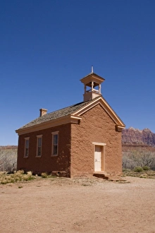 USA, Utah, Grafton, Ghost Town, Combination Schoolhouse and Church Built in 1886