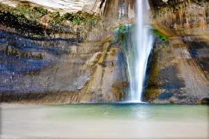 USA, Utah, Grand Staircase Escalante National Monument. Lower Calf Creek Falls