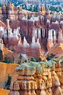 USA, Utah. Hoodoo formations in Bryce Canyon National Park