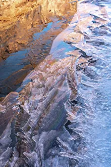 Images Dated 20th June 2023: USA, Utah. Ice formations Arches National Park