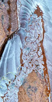 Images Dated 20th June 2023: USA, Utah. Ice formations Arches National Park