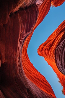 Kanab Prints: USA, Utah, Kanab, Peekaboo Slot Canyon, Skylight