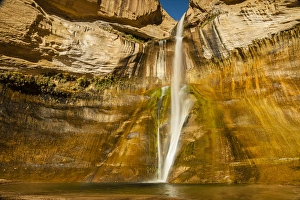 Images Dated 2nd September 2013: USA, Utah. Lower Calf Creek Falls in Grand Staircase Escalante National Monument