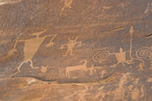 Images Dated 3rd September 2009: USA, Utah, Moab, Canyonlands NP. Potash Road access into Canyonlands NP has significant