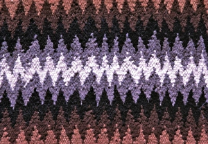 Blanket Prints: USA, Utah, Monument Valley. Detail, Navajo rug in Navajo Tribal Park in Monument Valley