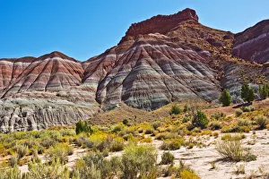 Grand Staircase Escalante Natio Prints: USA, Utah, Paria. View along trail to ghost town