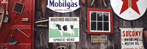 Communication Prints: USA, Vermont, Chester, Signs
