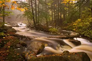 Images Dated 9th October 2005: USA, Vermont, East Arlington, Flowing streams along the Appalachian Trail