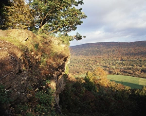 Adnt Prints: USA, Vermont, Manchester, Autumn view from Hildene