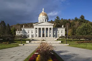 Images Dated 4th October 2017: USA, Vermont, Montpelier. Vermont State House