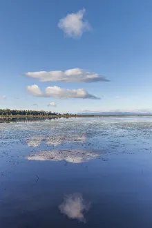 USA, Vermont, South Hero. View of Lake Champlain