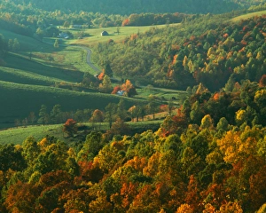 USA, Virginia, Blue Ridge Parkway, Autumn