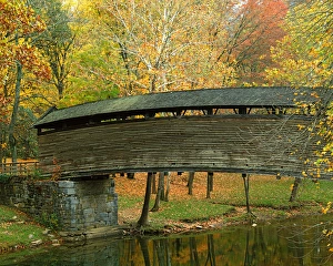 USA, Virginia, Covington, Humpback Covered Bridge