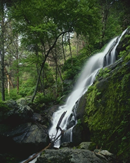 George Washington Prints: USA, Virginia, George Washington National Forest, Crabtree Falls