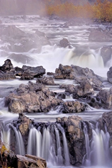 Virginia Prints: USA, Virginia, McLean. Stream in Great Falls State Park