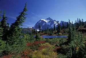 Images Dated 22nd March 2004: USA, WA, Heather Meadows RA. Mount Shuksan at Heather Meadows
