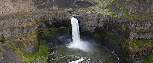 Bowl Prints: USA, WA, Palouse Falls State Park. Panoramic