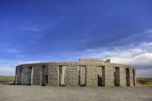 Images Dated 4th February 2010: USA, Washington, Columbia River Gorge National Scenic Area, Stonehenge Memorial