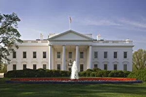 Images Dated 25th April 2007: USA, Washington, D. C. View of the White House, the presidential residence