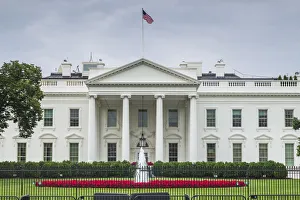Images Dated 15th June 2017: USA, Washington D. C. The White House, view from Lafayette Park