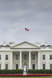 Images Dated 15th June 2017: USA, Washington D. C. The White House, view from Lafayette Park