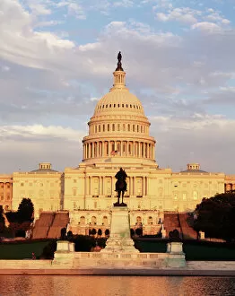 Editor's Picks: USA, Washington DC, Washington State Capitol building at dusk