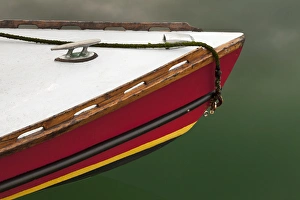 Images Dated 29th April 2012: USA, Washington, Deer Harbor. Bow of boat at Orcas Island