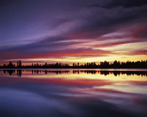 Images Dated 10th November 2009: USA, Washington, Granite Lake, Sunset